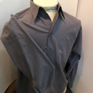 Kenneth Cole gray Dress Shirt   17 32/33